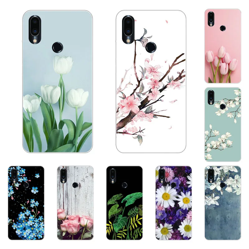 Meizu note 9 Case,Silicon Blue plum Painting Soft TPU Back Cover for Meizu note9 Phone protect cases shell Meizu note 9 Case,Silicon Blue plum Painting Soft TPU Back Cover for Meizu note9 Phone protect cases shell