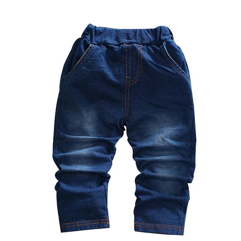 Новые осенние хлопковые детские джинсы хорошего качества детские джинсы для мальчиков штаны для малышей 2-5 лет