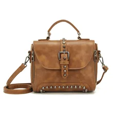 2018 New Handbag Women Shoulder Bag Ladies Luxury PU Leather Crossbody Bag Fashion Rivet Female Tote High Quality Messager Bags 2018 New Handbag Women Shoulder Bag Ladies Luxury PU Leather Crossbody Bag Fashion Rivet Female Tote High Quality Messager Bags