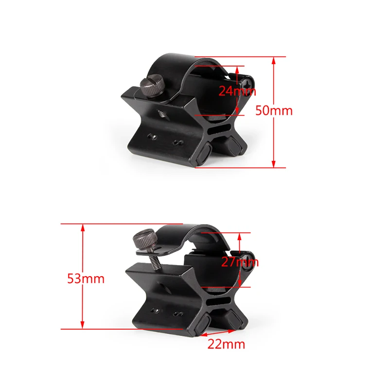 X-WM02, X-WM03 крепкий Магнитный кронштейн для оружия прицела для 0,9-1 дюймовых фонарей фонарь RL2-0044/45 - Цвет: X-WM03