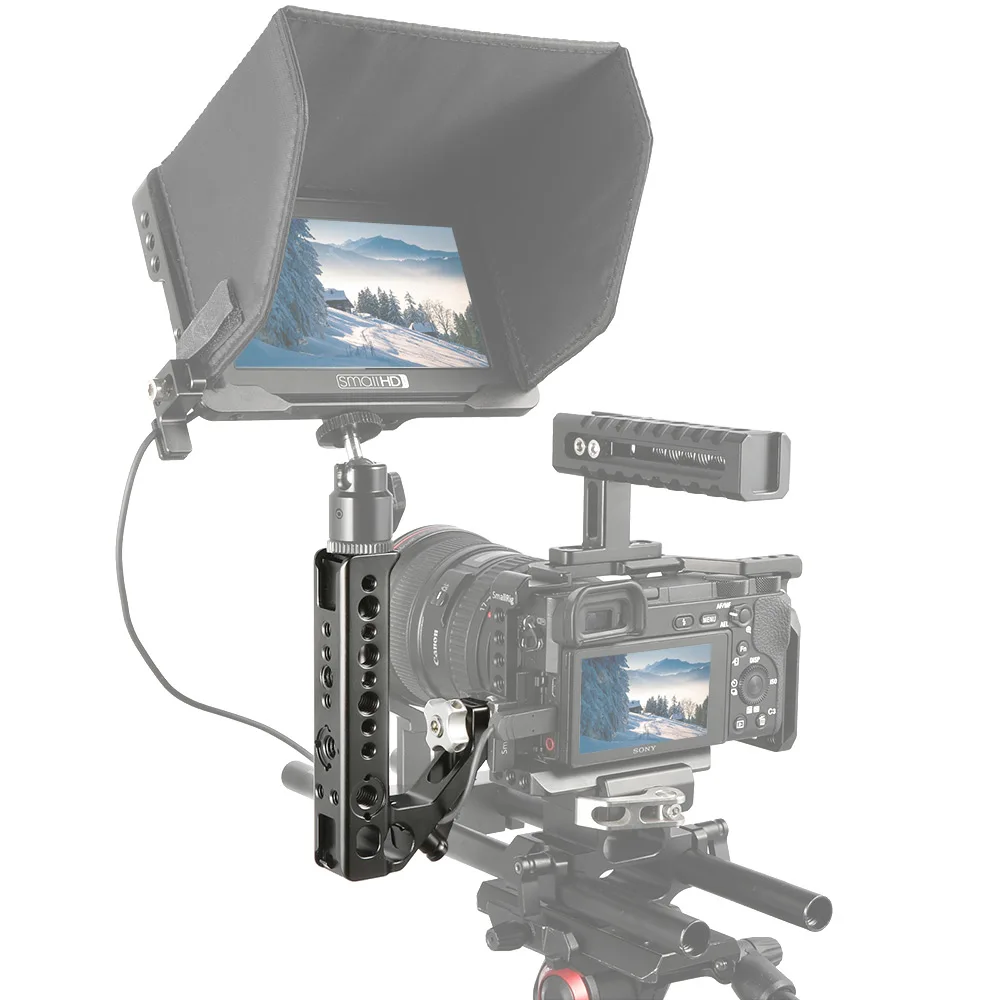 SmallRig Холодный башмак адаптер Ручка для крепления DSLR камеры и клетки с винтами
