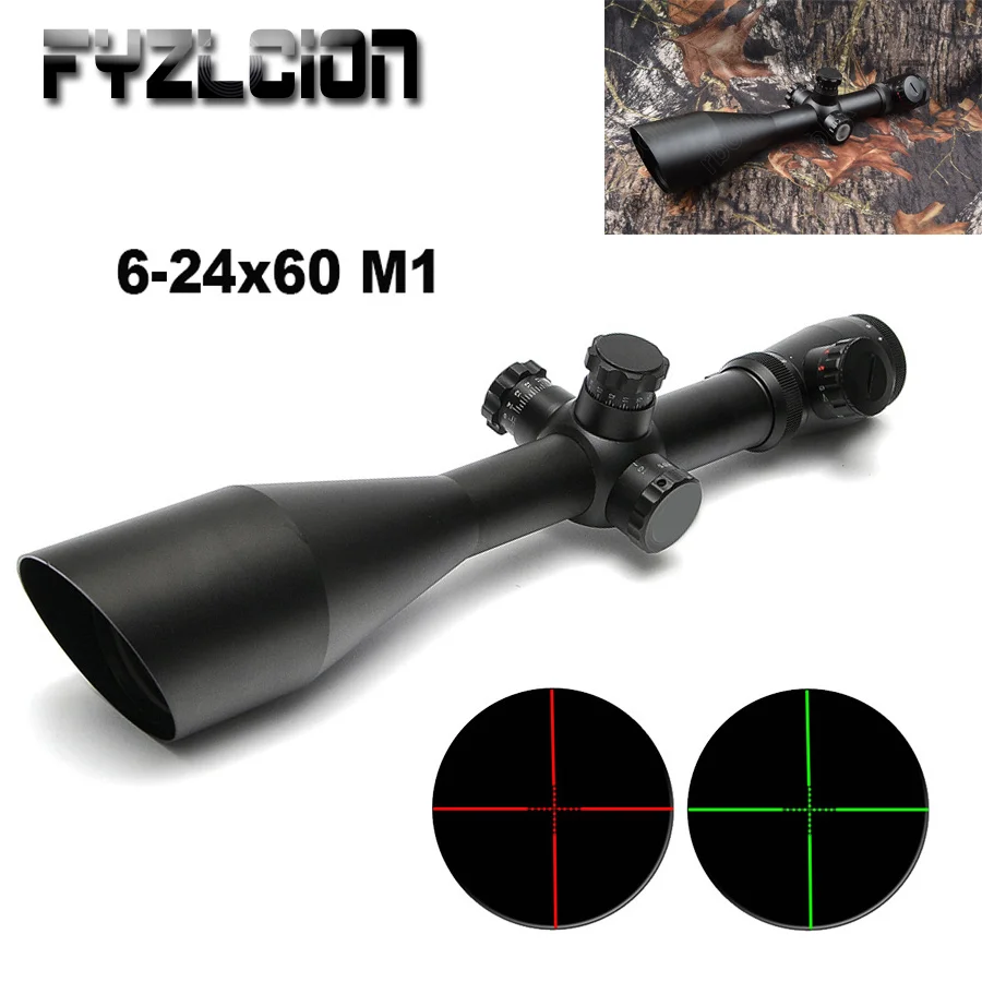 

Hunting 6-24X60 M1 Riflescopes Rifle Scope Scope Free Shipping