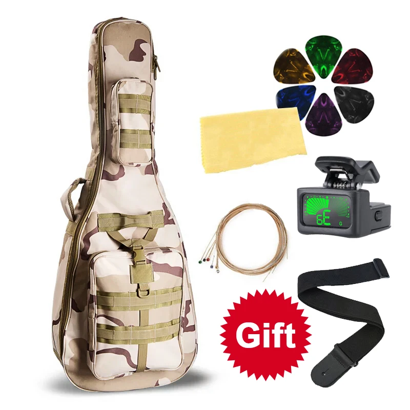 41" Waterproof Guitar Case Mid Size Acoustic Guitar Case Classic