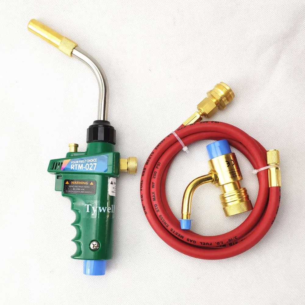 Gas Welding Torch Self Ignition 1.5m(5ft) Hose Gas Brazing Burner