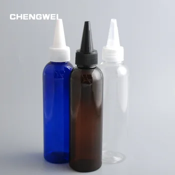 

CHENGWEI 10Pcs 150ml PET Plastic Pointed Cap Refillable Bottle Shampoo Cosmetic Container Travel Convenience Tool Bottles