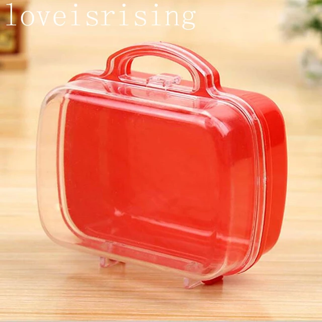 6pcs Suitcase Candy Boxes for Party Favor Small Tin Boxes with