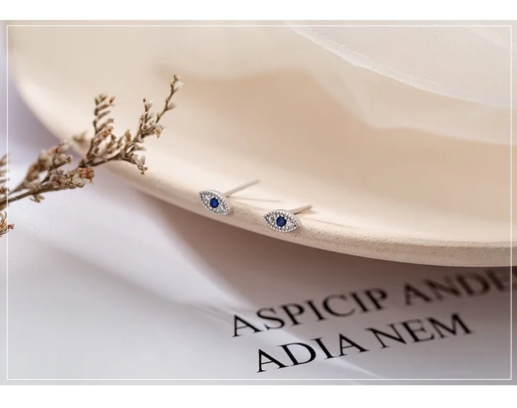 Серьги из стерлингового серебра 925 пробы, стильные серьги-гвоздики с цирконием, женские серебряные ювелирные изделия для ушей