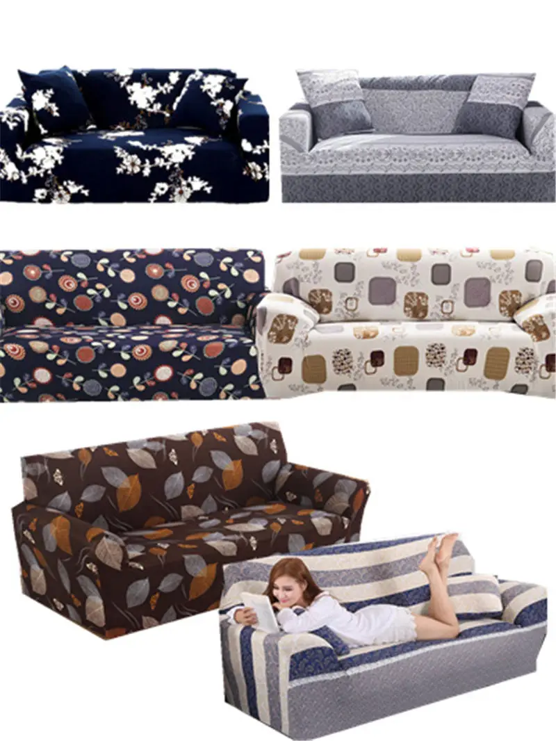 

Slip covers sofa cover tight all-inclusive printing stripe combination stretch full sofa cover/single /two/three/four sea