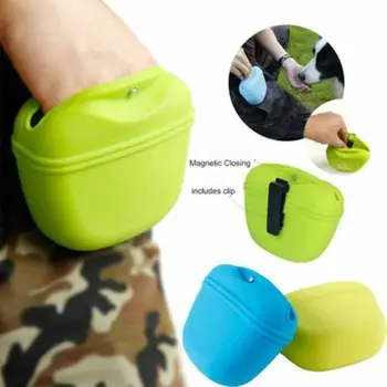 

Pet Dog Training Waist Pouch Bag Bait Treat Food Storage Agility Obedience Clip Design Solid Mini Waist Packs