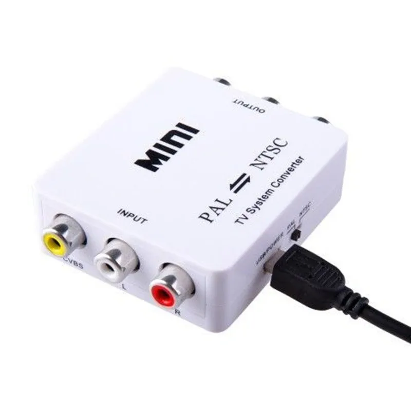 

PAL NTSC SECAM To NTSC PAL TV Video System Converter Switcher Adapter for DVD VCR Players HOT