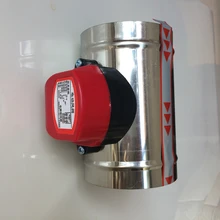 80-125mm stainless steel HVAC electric air duct motorized damper air damper valve for ventilation pipe valve 220V air valve 80-125mm stainless steel HVAC electric air duct motorized damper air damper valve for ventilation pipe valve 220V air valve