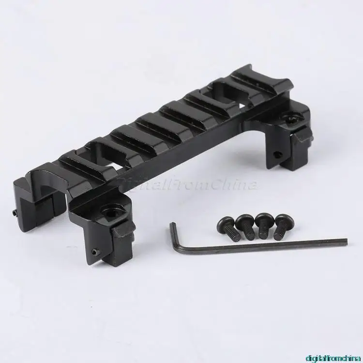 

Black Aluminum Alloy 20mm Picatinny Weaver Scope Rail Mount Base Claw for MP5 G3 Series Airsoft Gun Hunting Mount