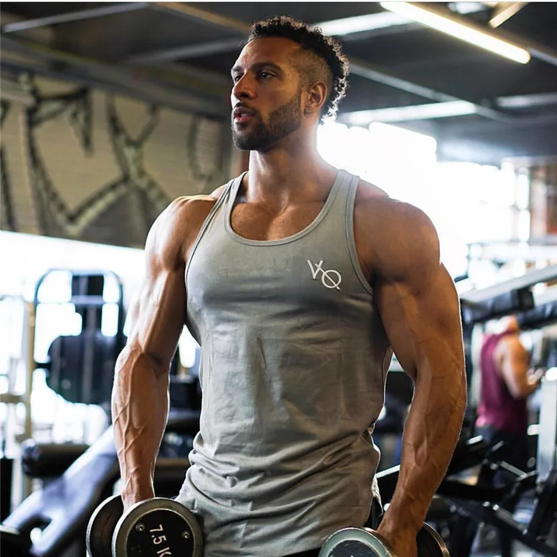 

Sleeveless Shirts Quick Dry Athletic Fit Outdoor Sports Training Man Undershirts Running Vests Men Top Male