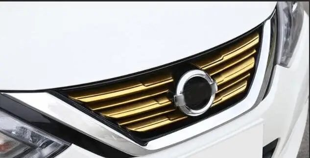 16-17 FOR Nissan New Teana refit the front grid grille bright strip body decoration patch accessories