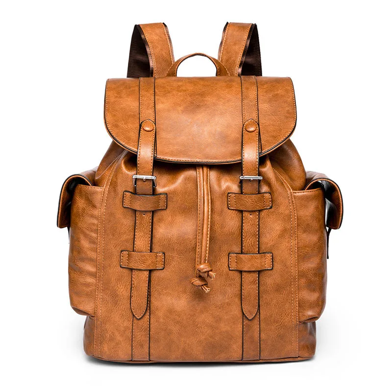 2018 PU Leather Women Backpack Good Quality School Backpacks For