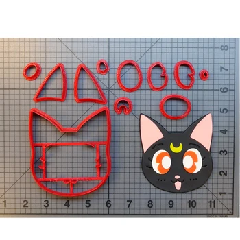 

Sailor Moon Luna Cookie Cutter Custom Made 3D Printed Cookie Cutter Set For Baking Cake Decoration Tool cortadores de fondant
