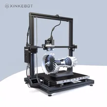 Large 3D Printer Dual Extruder Aluminum Frame Xinkebot Orca2 Cygnus 3D Printer All Metal 400x400x500mm Free Shipping