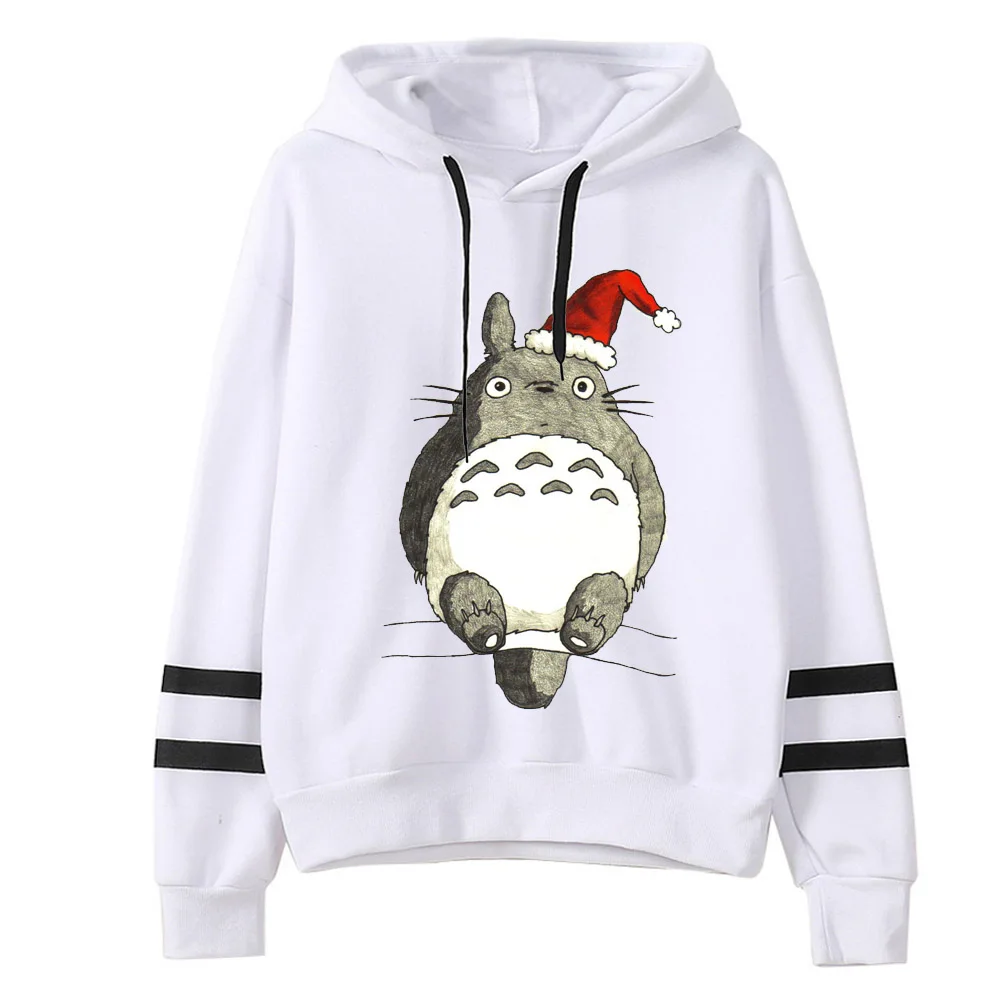 

2019 Spring women Cute Totoro Print Hoodies kawaii harajuku Long Sleeve Hooded Totoro Printting Sweatshirts