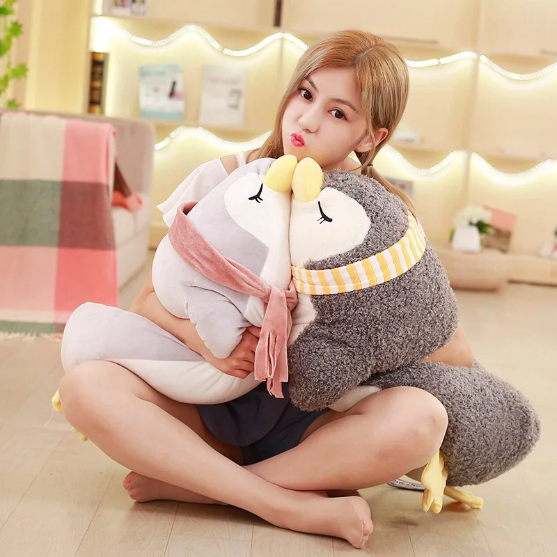 55 см/70 см/90 см мягкая милая плюшевая подушка с пингвином Kawaii игрушка Пингвин кукла