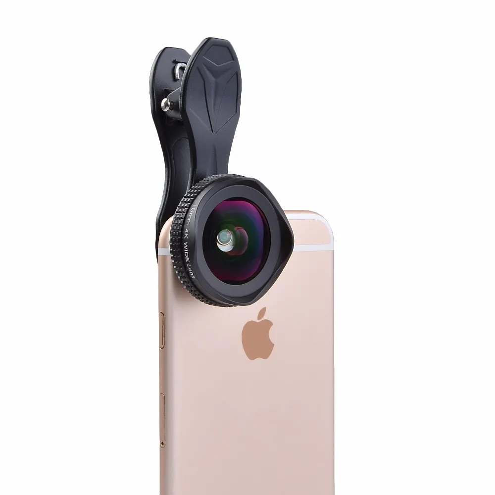 mobile phone camera lens APEXEL Pro Camera Lens Kit 16mm 4k Wide Angle Lens with CPL Filter Universal HD Mobile Phone Lens for iPhone 7 6S Plus Xiaomi best mobile lens for photography
