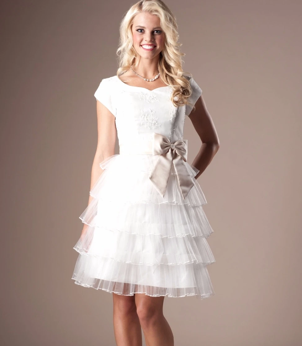short modest prom dresses