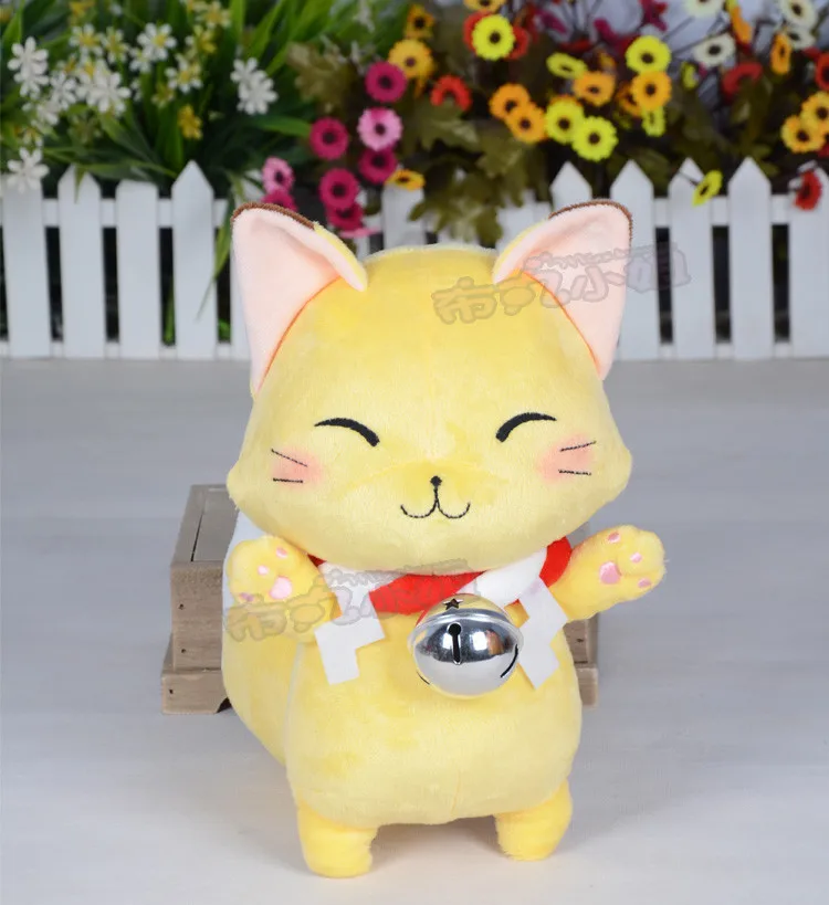 Gugure! Kokkuri-san японского аниме лиса душа мягкая плюшевая игрушка Cos 30 см Плюшевые игрушки ручной работы плюши