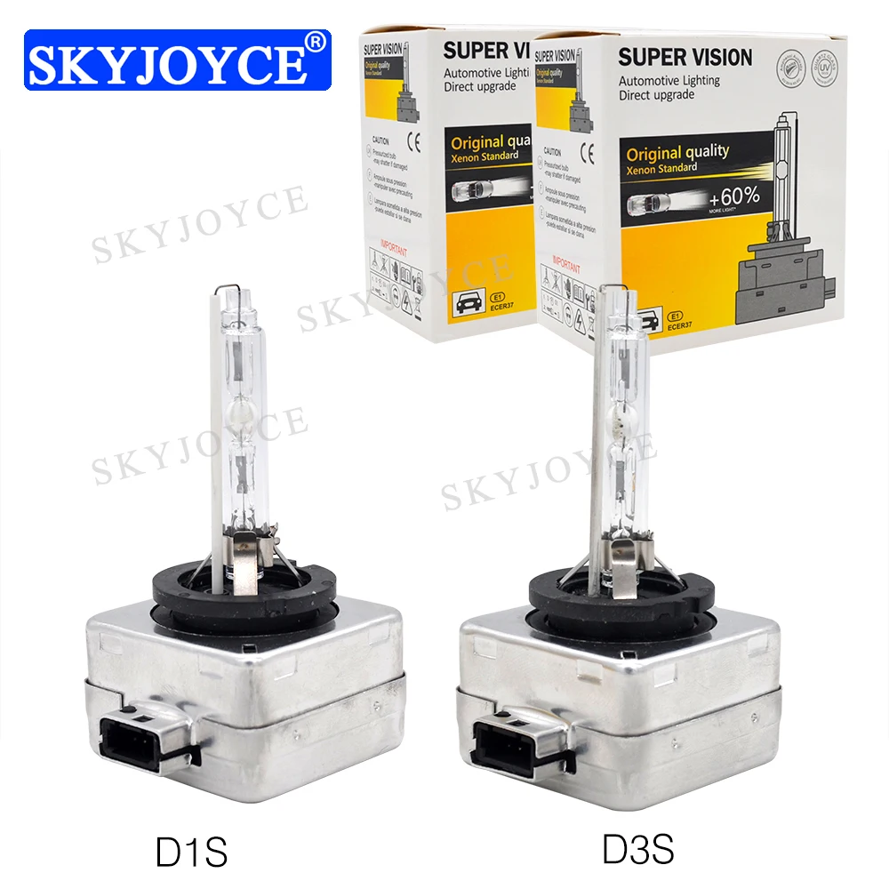 

SKYJOYCE 35W 55W HID Xenon Bulb D1S 6000K D2S 4300K D3S 8000K D4S 10000K Xenon HID Headlight Bulb D1R D2R D3R D4R 6000K HID Bulb