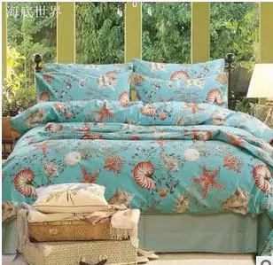 New Wurope 100 Egyptian Cotton Satin Denim Bedding Set Queen King