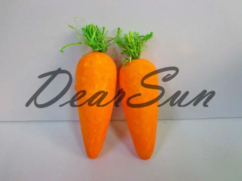 

Easter carrots 120 pcs/lot,Easter foam carrots,orange color,Easter decoration,large size4*14cm,handmade DIY product for children