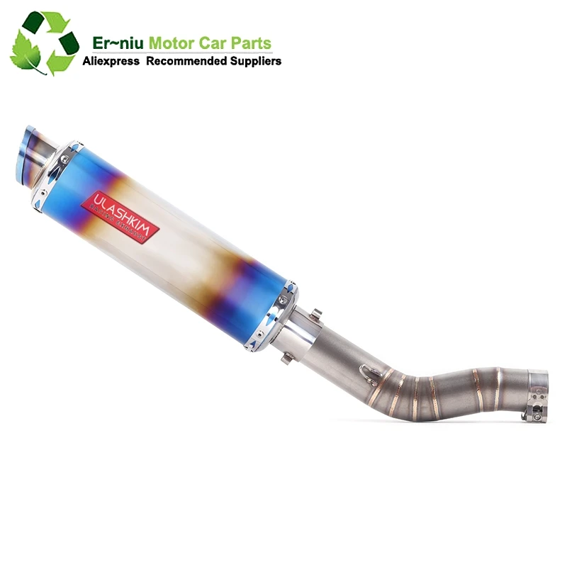 

GSXR1000 GSX R1000 GSXR 1000 Motorcycle Exhaust Modified Middle Link Pipe Full System Slip-On For suzuki GSXR1000