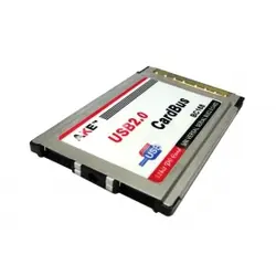 50 шт./лот 2 Порты USB 2.0 PCMCIA PC cardbus Latop Тетрадь 54 мм через чип адаптер вставить, бесплатная доставка Fedex