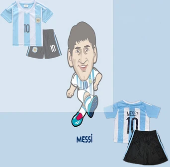 Soccer Jerseys Cheap MESSI Kids Clothes China Argentina Children Sports  Baby Football Kid Shirts Player Number 10 Baby Clothes - AliExpress