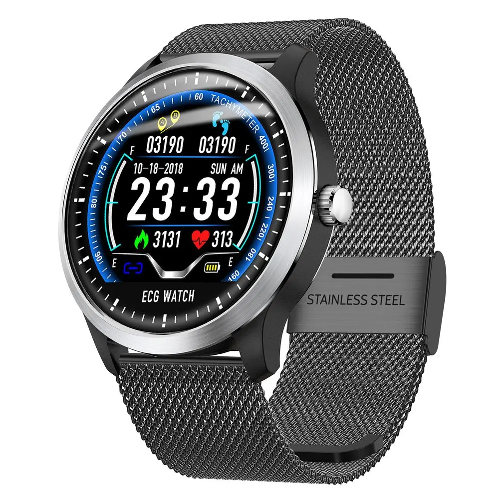 

Intelligent Clock New Smart Watch Electrocardiogram Watch ECG+PPG Smart Bracelet HRY Report Blood Pressure Heart Rate Test