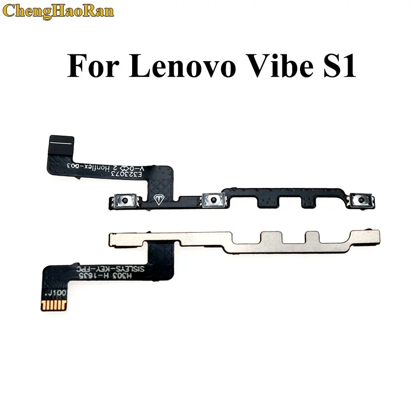 ChengHaoRan для lenovo A2010 A2020 A5000 A6000 K3 K4 K5 Примечание K900 Vibe X2 C2 S1 включение/выключение питания, громкость кнопки дистанционного ключа переключателя звука с гибким кабелем - Цвет: For Lenovo Vibe S1