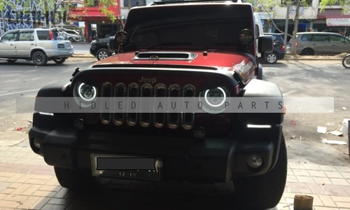 7 inch LED Jeep Lights with halos 8