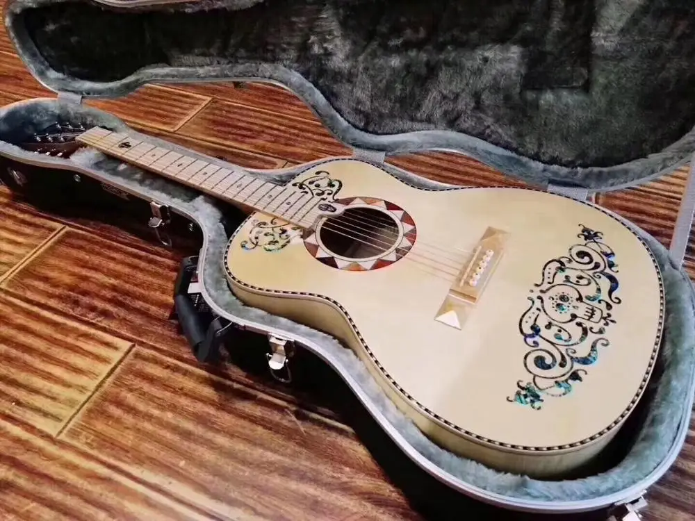 

41-inch Lee Westston entry to play folk high quality acoustic guitar