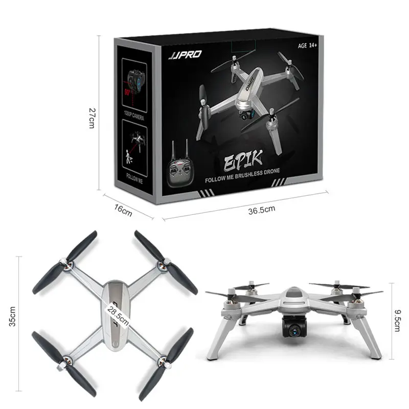  JJRC JJPRO X5 5G GPS WIFI FPV With 1080P HD Camera Max 18 Mins Follow Me Altitude Hold RC Drone Qua