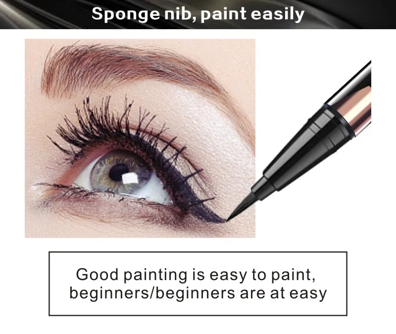 HENLICS Queen Secret Eyewear Eyeliner Pen Long-lasting Waterproof Liquid Eyeliner Pen Black Eye Liner Pencil Eye Makeup Cosmetic (8)