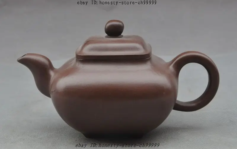 

Crafts statue old Chinese Yixing zisha pottery Masters Carved teapot tea set pot Tea maker