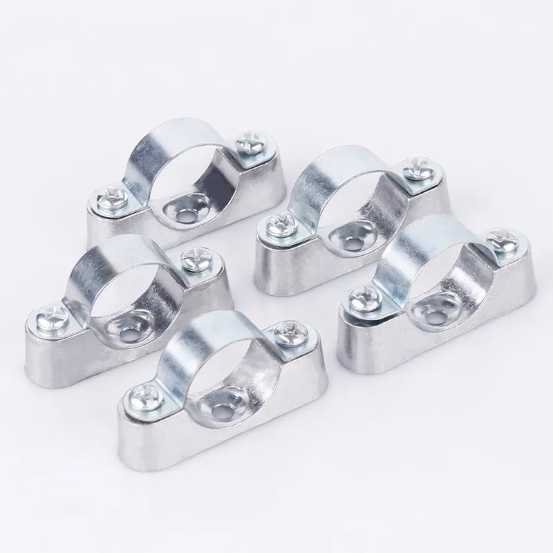 Grootte : 16mm Pipe Clamp 5pcs lot With Screw Of Wall Yards Wall Map Wall Saddle Card Galvanized by the