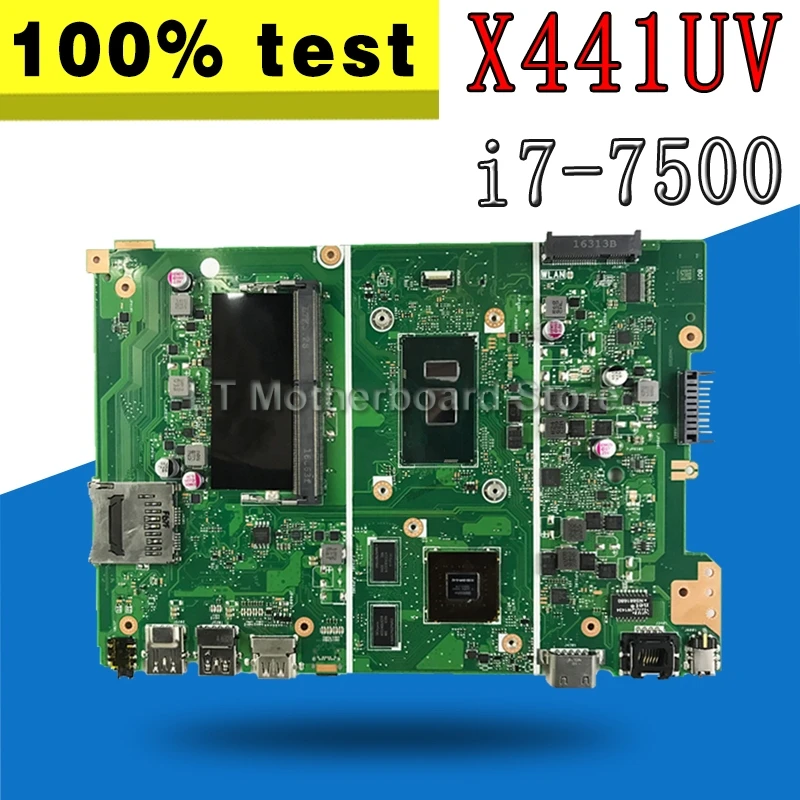  X441UV Motherboard with 4G RAM i7-7500 For ASUS X441UV X441U F441U A441U X441UR Laptop Mainboard Mo