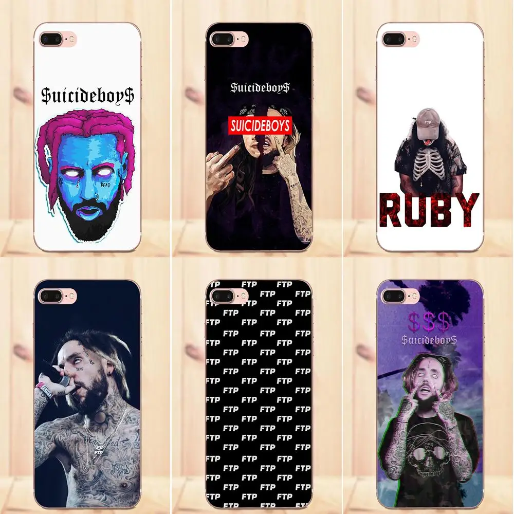 Maerknon для Apple iPhone 4 4S 5 5C 5S SE 6 6S 7 8 Plus X Luxury $ uicideboy Suicideboys FTP|Бамперы| |