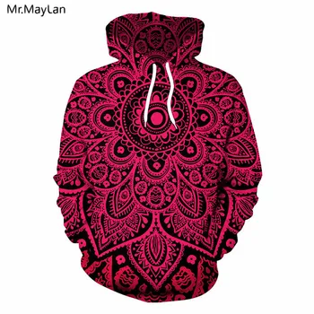

Mandala Cosmic Map of the Heart 3D Print Jacket Hoodies Men/Women Pullover Streetwear Sweatshirts Tracksuits Boys Wine Clothing