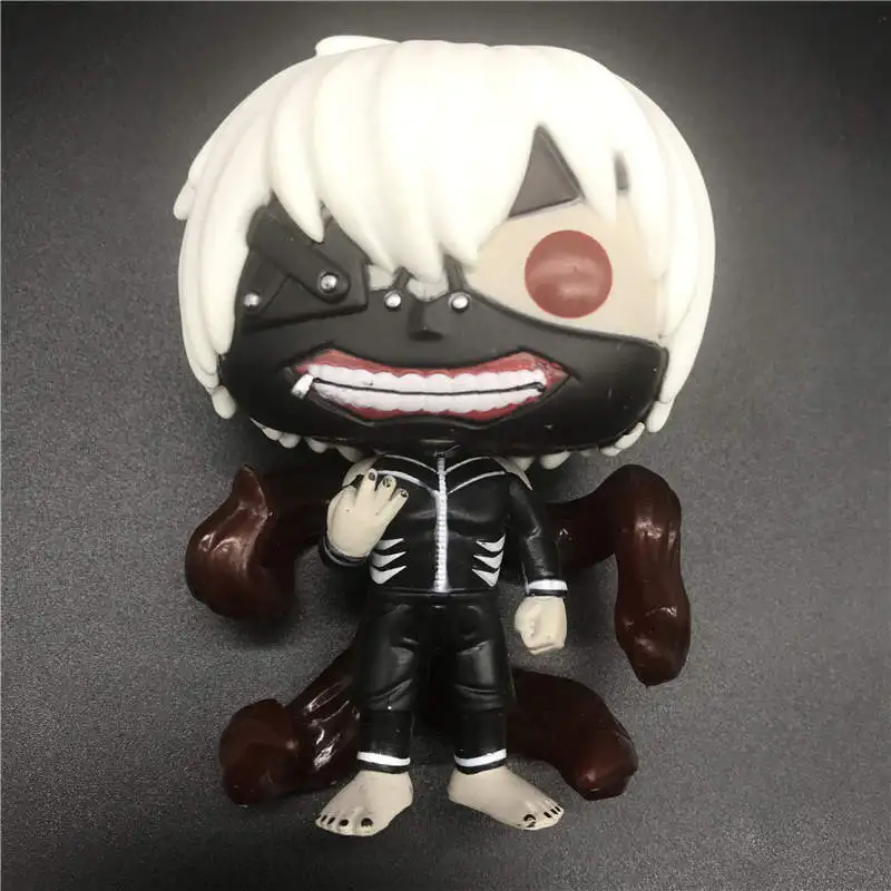 

pop Anime Tokyo Ghoul Figure 61#10cm Q version Kaneki Ken model toy Action Figure Collection Toys Friend Gift no box