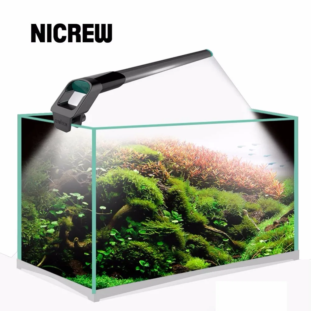 Nicrew JIYIN Fish tank lights SMD 220v/50 60HZ Aquarium LED Lighting
