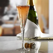 GFHGSD стеклянные фужеры для шампанского идеально подходят для свадебных подарков, роскошные бессвинцовые хрустальные тосты и бокалы для вина es FBJ102