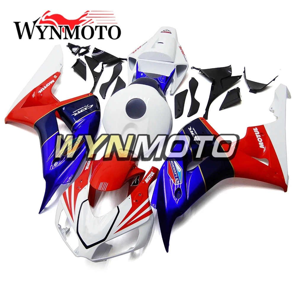 

Полностью из АБС пластмассовые Обтекатели для Honda CBR1000RR 2006 2007 мотоцикл ракумы зова Обтекатели белый красный синий новый корпус