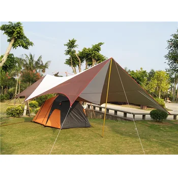 

8*5*2.4m super large UV waterproof family sun shelter relief outdoor camping tent gazebo beach sun shade travel fishing awning