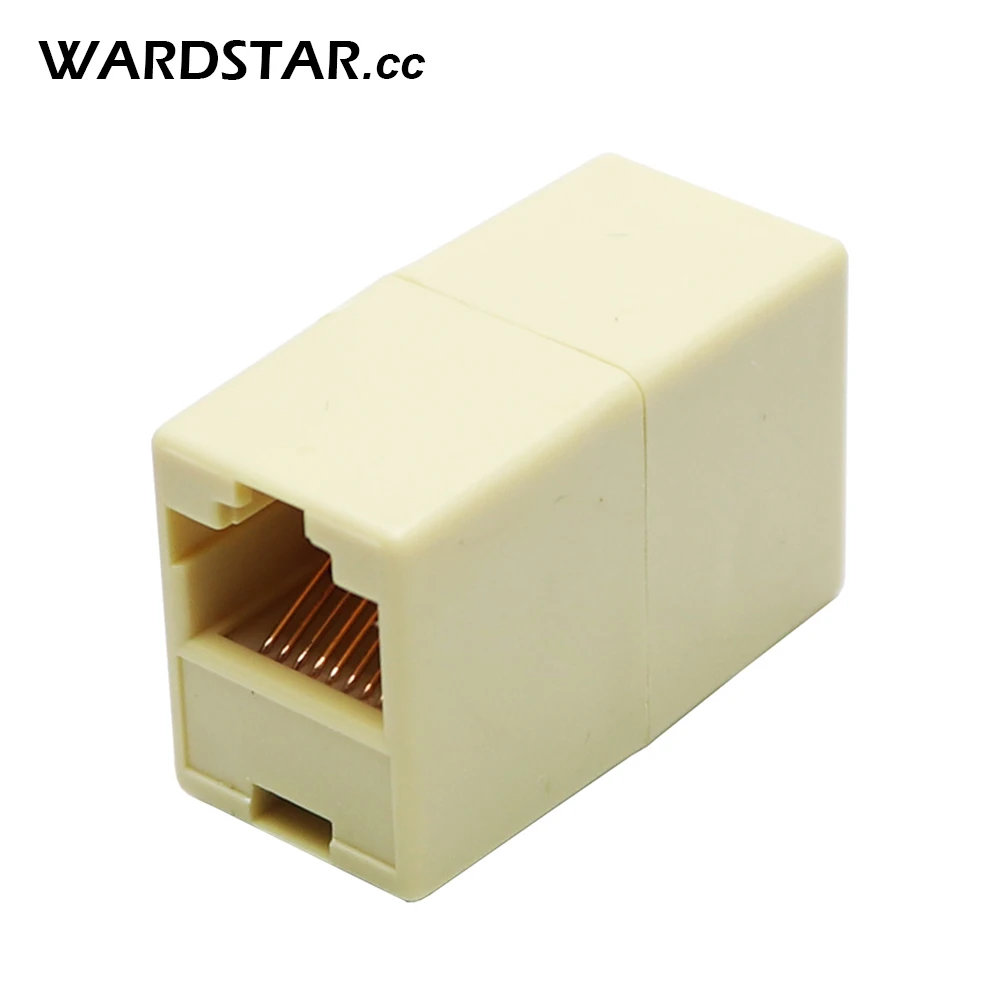 

Universal RJ45 Cat5 8P8C Socket Connector Coupler For Extension Broadband Ethernet Network LAN Cable Joiner Extender Plug