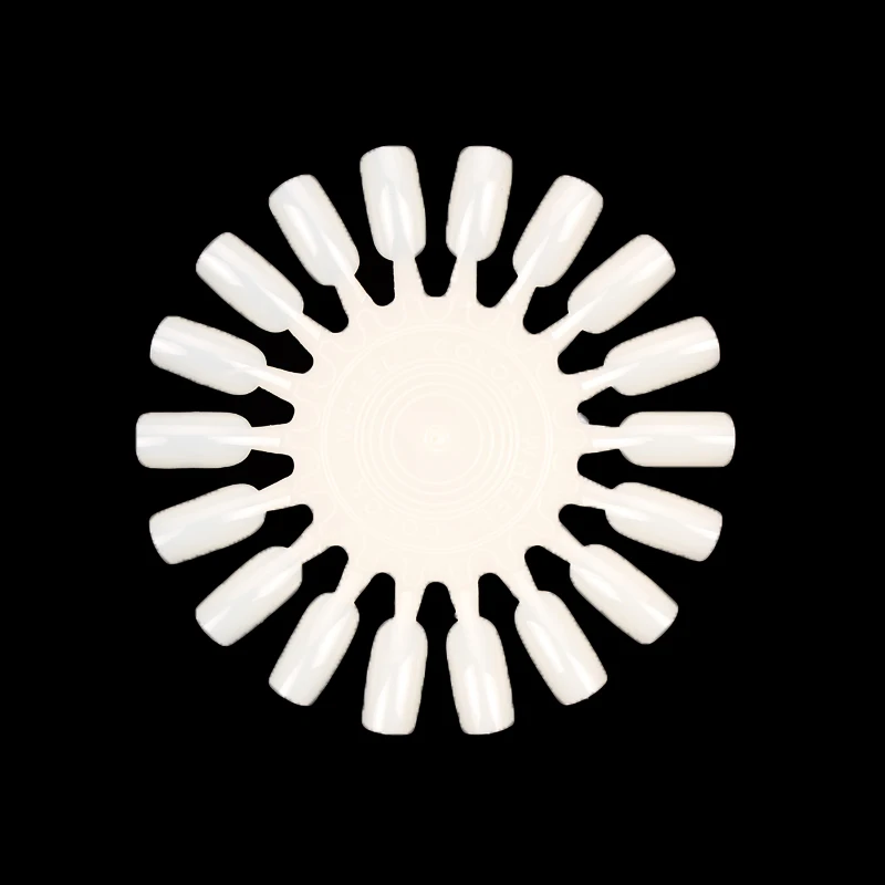 

WiRinef Round False Nail Tips Color Card 10pcs Nail Art Practice Display Tools Manicure DIY Nail Tool Hot Sale